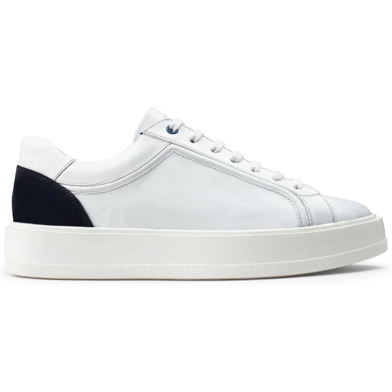 Deery Hakiki Deri Beyaz Sneaker Erkek Ayakkabı 01877MBYZP01