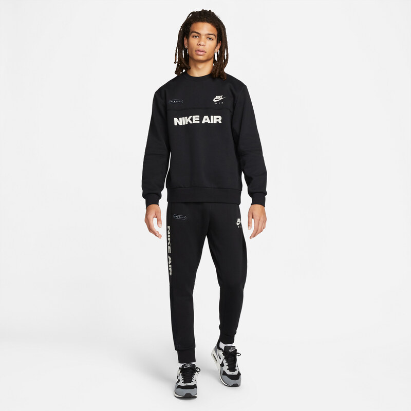 Nike Sportswear Air Crew Erkek Siyah Sweatshirt Glami