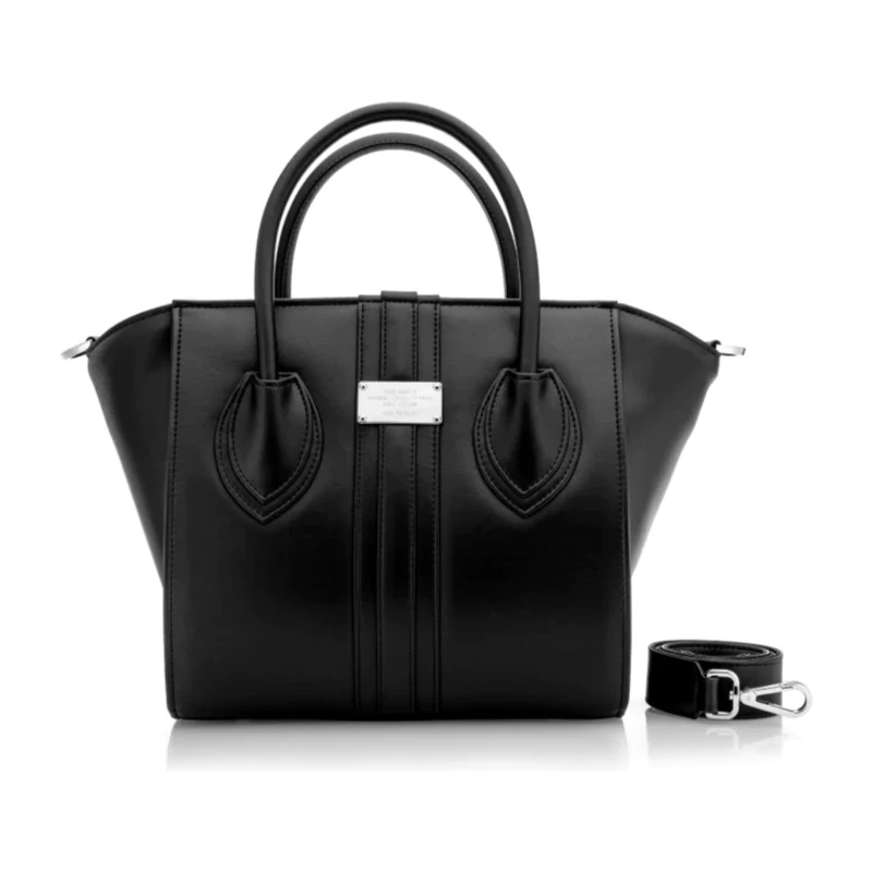 Alexandra K Vegan Leather Handbag 1.4 - Black Ink Corn Alexandra K Vegan Leather Handbag 1.4 - Black Ink Corn