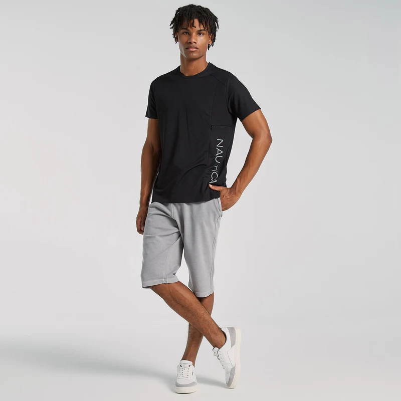NAUTICA ERKEK GRİ STANDART FIT ŞORT