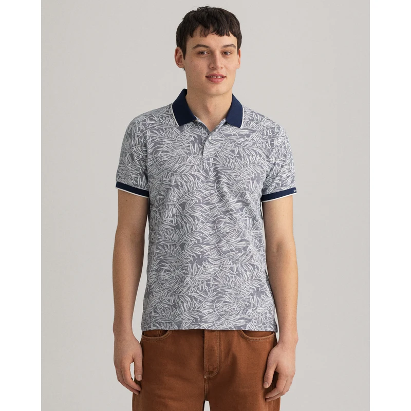 Gant Erkek Lacivert Regular Fit Polo