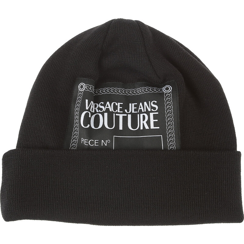 Versace Jeans Couture Erkekler İçin Şapkalar, Kasketler, Kepler Outlet’te İndirimli Satış, Siyah, Akrilik, 2024