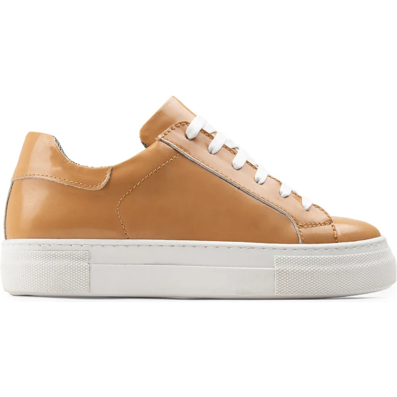 Deery Hakiki Deri Camel Sneaker Kadın Ayakkabı Z1681ZCMLC01