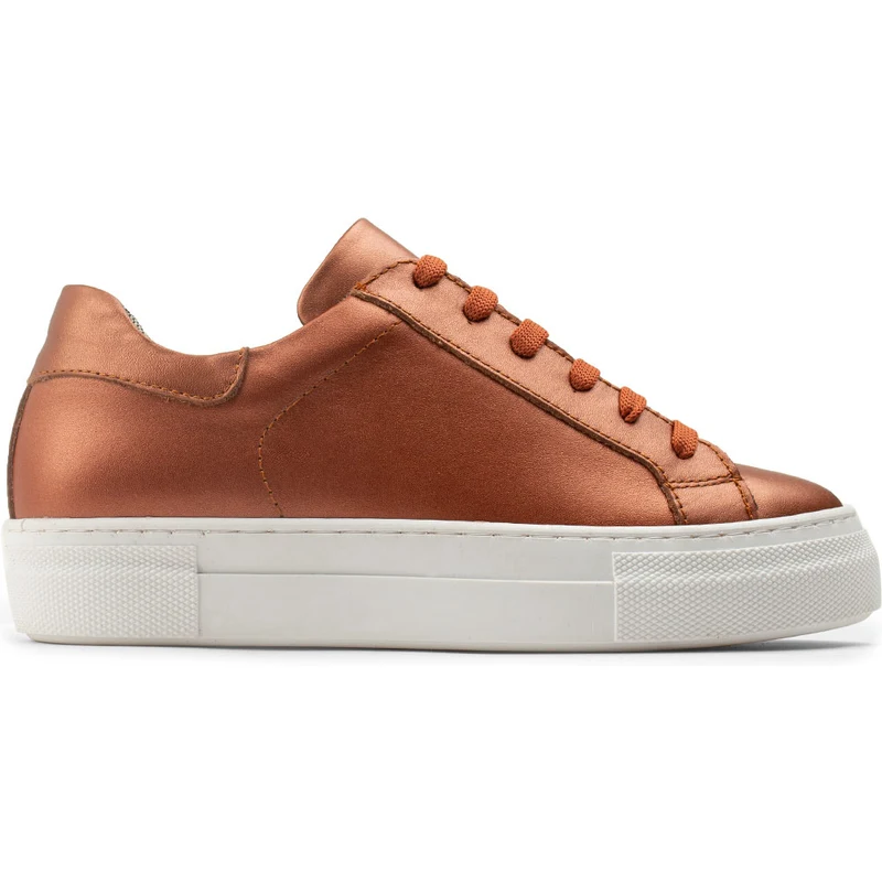 Deery Hakiki Deri Bakır Rengi Sneaker Kadın Ayakkabı Z1681ZBKRC01