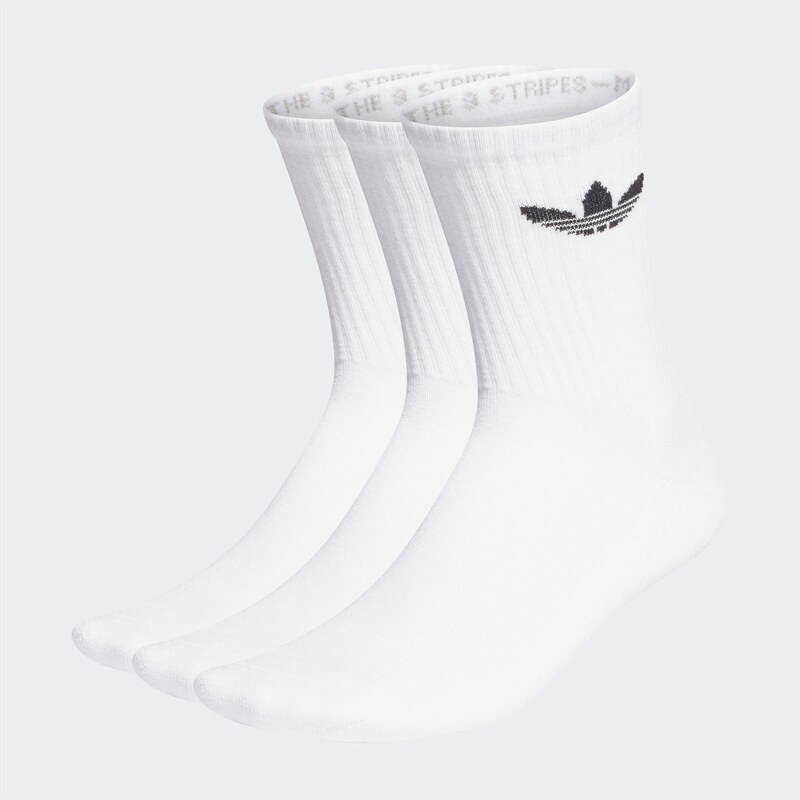 adidas Cushioned Trefoil 3'lü Unisex Beyaz Çorap.HB5881.-