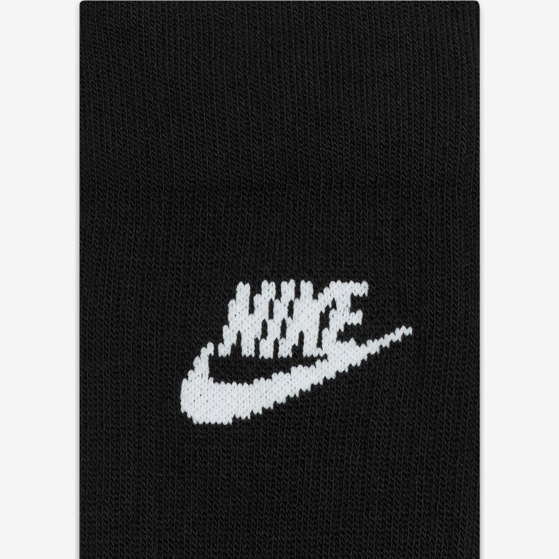 Nike Sportswear Everyday Essential Unisex 3'lü Siyah Çorap.DX5025.010