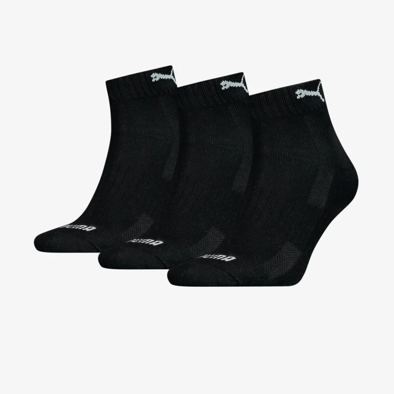 Puma Unisex Siyah 3'lü Çorap.907943.01