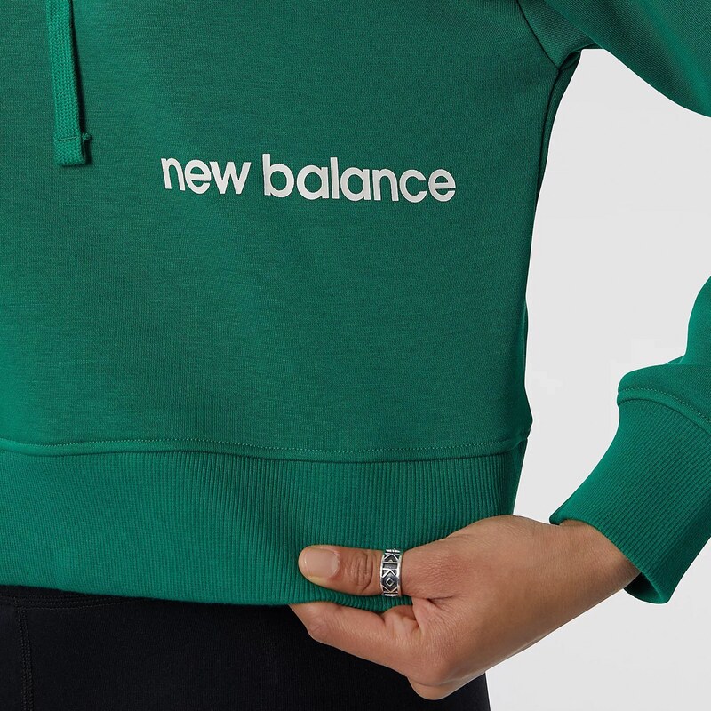 New Balance Essentials Kadın Yeşil Hoodie.WT23512-SG9.305