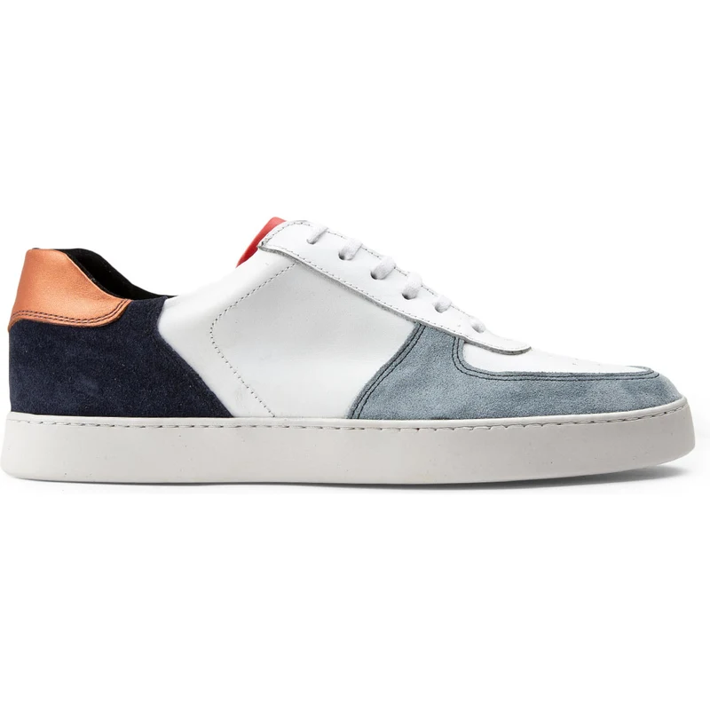 Deery Hakiki Deri Beyaz Sneaker Erkek Ayakkabı 01880MBYZC01