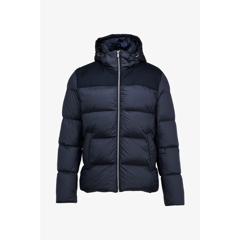 W COLLECTION Lacivert Kapüşonlu Mont TZ7046 W COLLECTION Lacivert Kapüşonlu Mont TZ7046