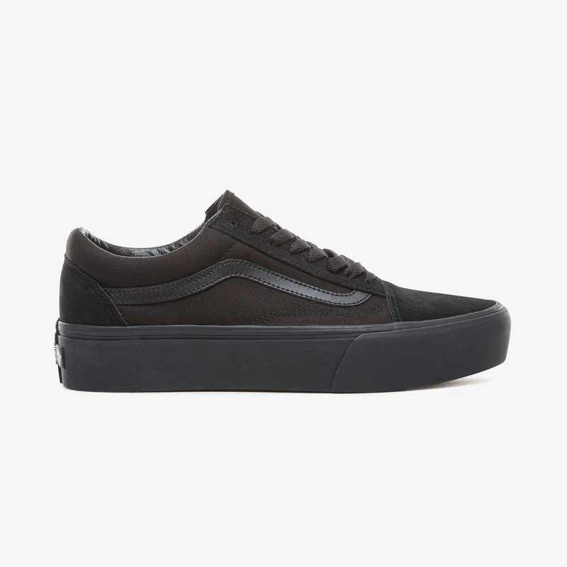 Vans Old Skool Platform Kadın Siyah Sneaker.VN0A3B3UBKA1.-