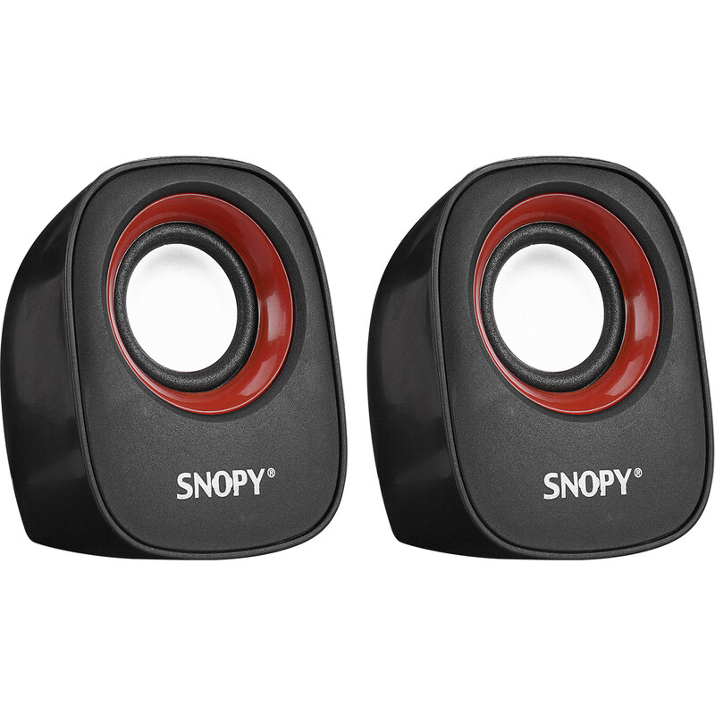 Snopy Sn-120 2.0 Siyah/kırmızı Usb Speaker
