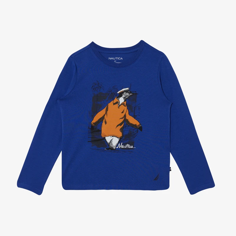 NAUTICA ERKEK ÇOCUK MAVİ T-SHIRT NAUTICA ERKEK ÇOCUK MAVİ T-SHIRT