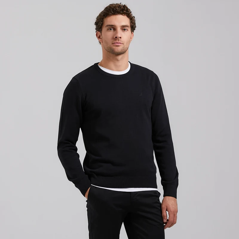 NAUTICA ERKEK CLASSIC FIT SİYAH TRİKO NAUTICA ERKEK CLASSIC FIT SİYAH TRİKO