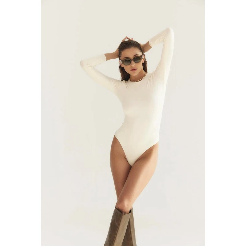 Saint Body Longsleeve Bodysuit - Ecru