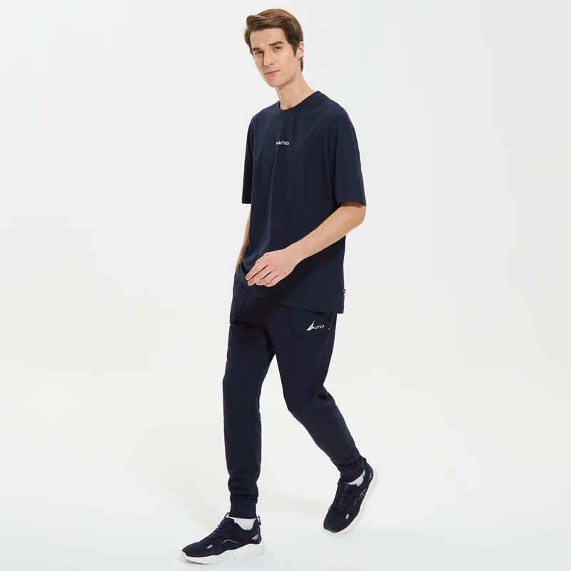 NAUTICA ERKEK LACİVERT STANDART FIT EŞOFMAN ALTI