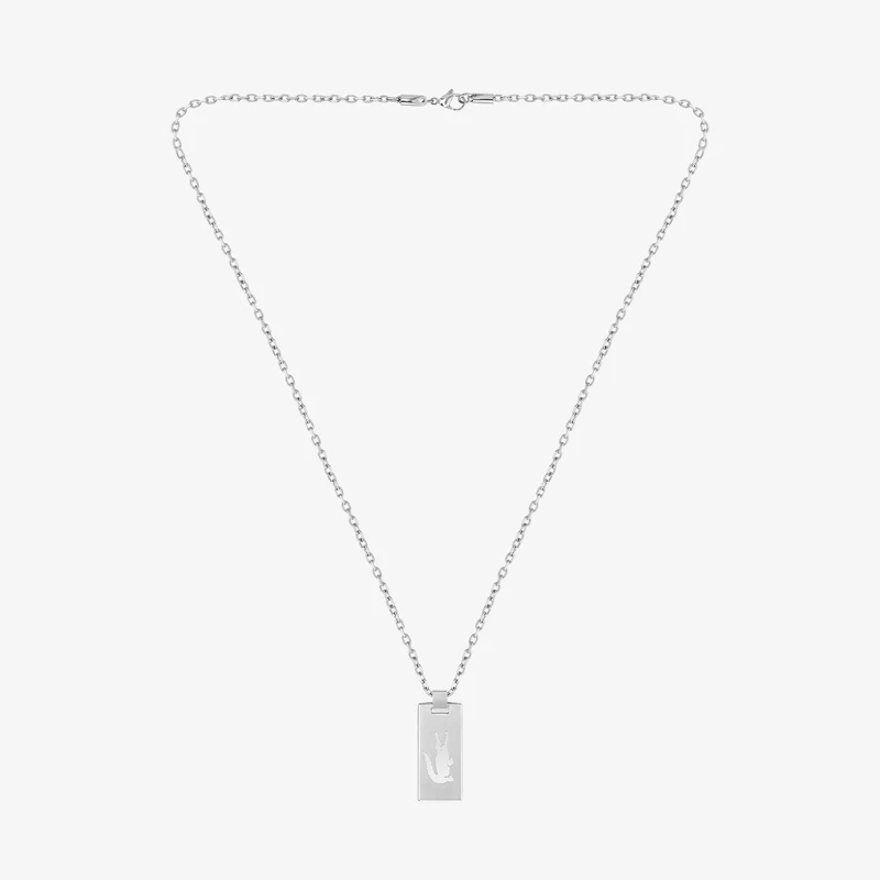 Lacoste Baseline Erkek Gri Kolye