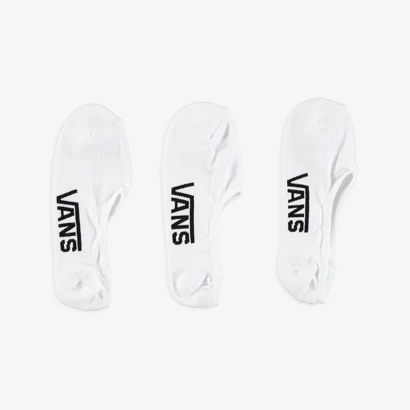 Vans Classic Super No Show 3'lü Beyaz Çorap.34-VN000XTTWHT1.-