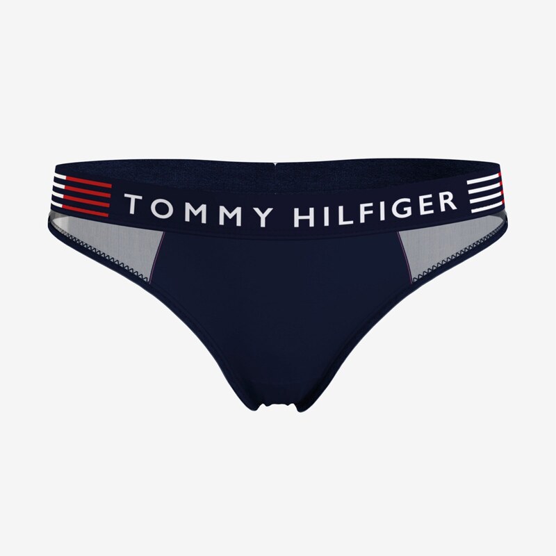 Tommy Hilfiger Thong Kadın Mavi Külot.34-UW0UW03542.DW5