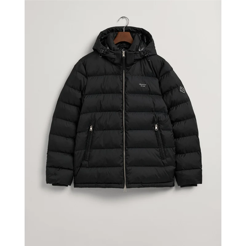 Gant Erkek Siyah Kapüşonlu Mont TZ6514