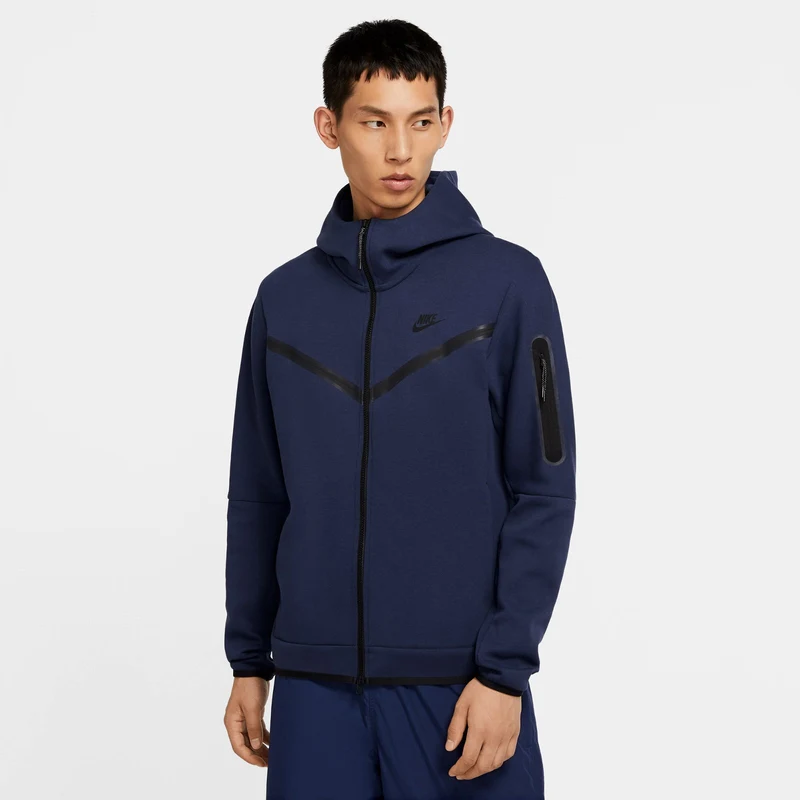 Nike Tech Fleece Erkek Mavi Ceket.CU4489.410 Nike Tech Fleece Erkek Mavi Ceket.CU4489.410