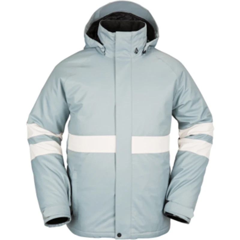 Volcom Gri Erkek Kapüşonlu Kayak Montu G0452311_Volcom Jp Ins Snowboard Mo