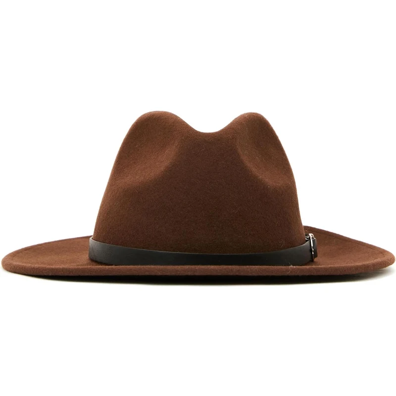 NetWork Kahverengi Erkek Yün Şapka
