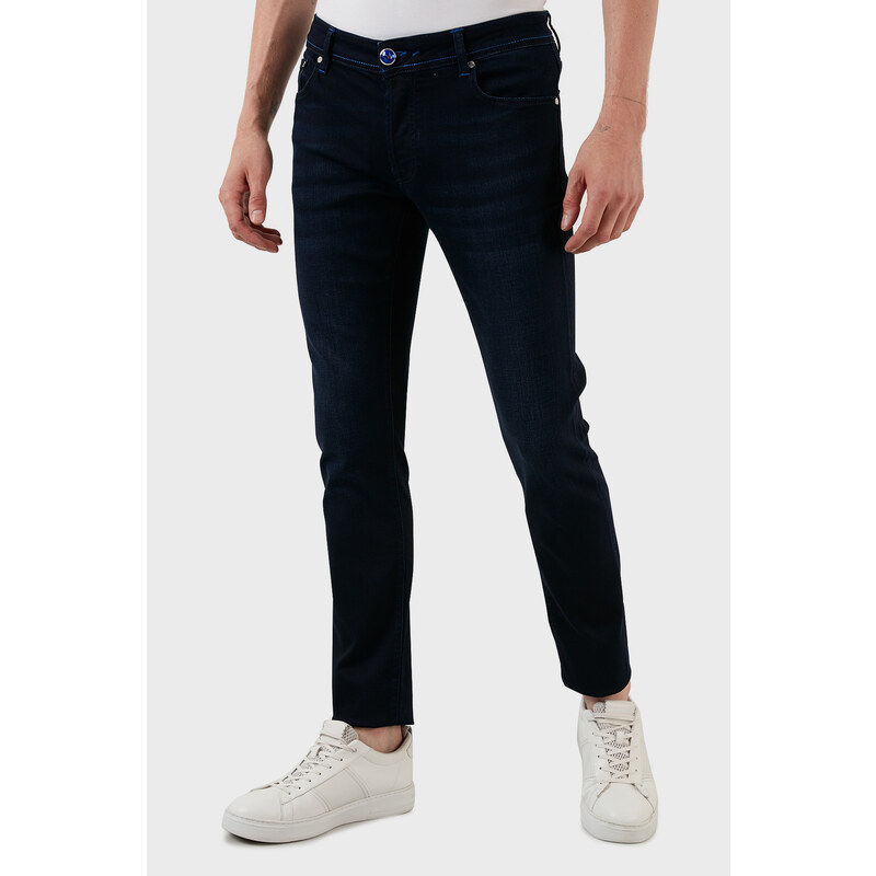 Exxe Normal Bel Slim Fit Pamuklu Jeans Erkek Kot Pantolon 629j012001 Lacivert