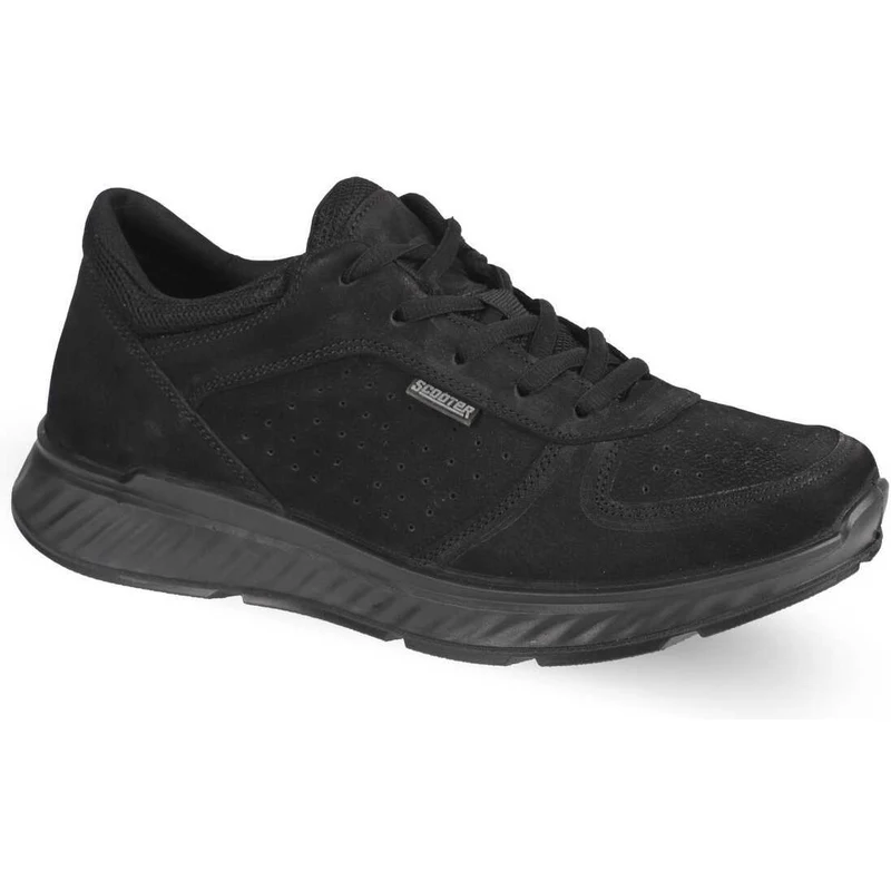 Scooter Siyah Deri Erkek Sneaker Ayakkabı M7001NS UV7323