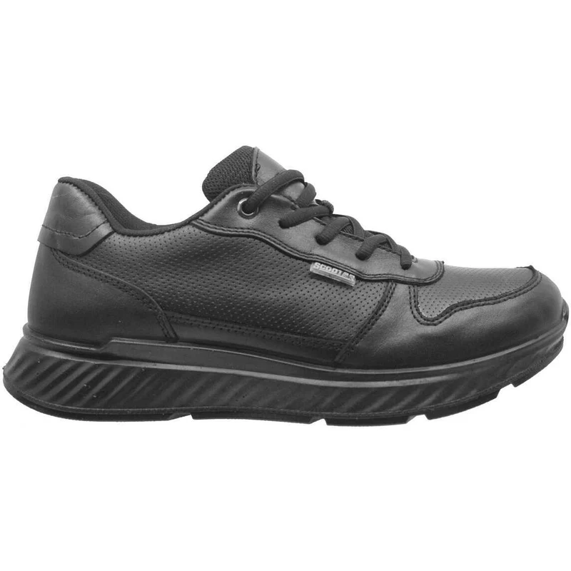 Scooter Siyah Deri Erkek Sneaker Ayakkabı M7002DS