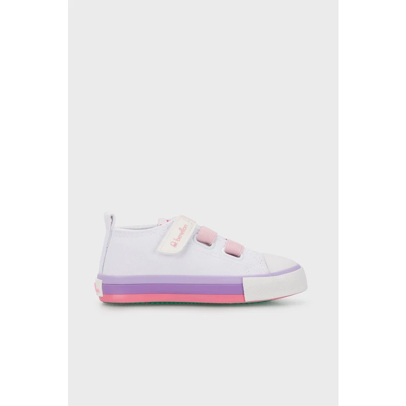 United Colors Of Benetton Sneaker Unisex Çocuk Ayakkabı Bn-30649 Beyaz-pembe