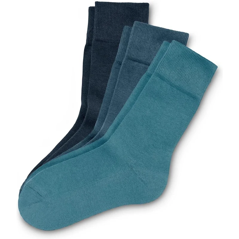 Tchibo 3 Çift Çorap Yeşil ve Mavi
