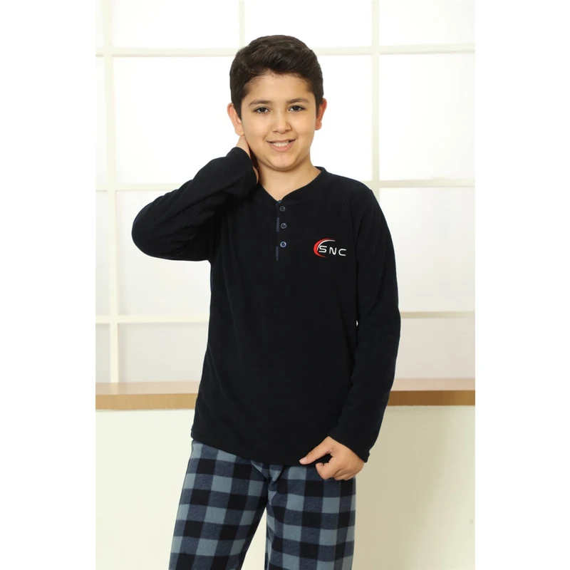 Akbeniz WelSoft Polar Çocuk Pijama Takımı 20250L ZN7813