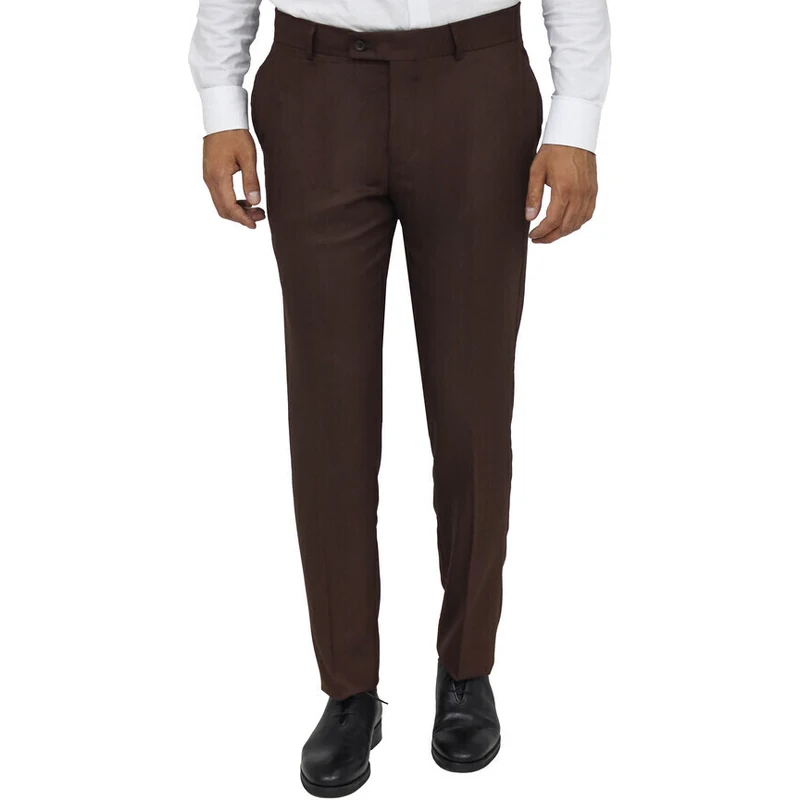 Wessi Plain Brown Men Pants