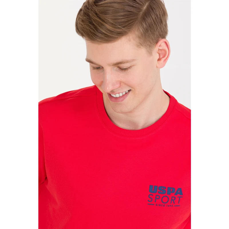 U.S. Polo Assn. Erkek Kırmızı Sweatshirt U.S. Polo Assn. Erkek Kırmızı Sweatshirt