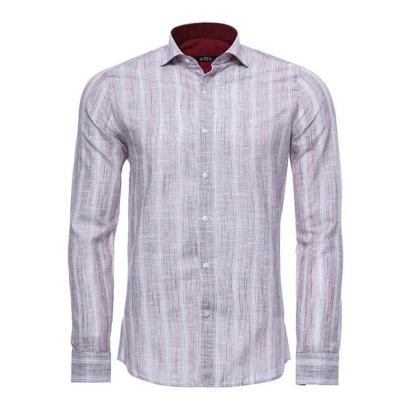 Light Red Checked Shirt | Wessi