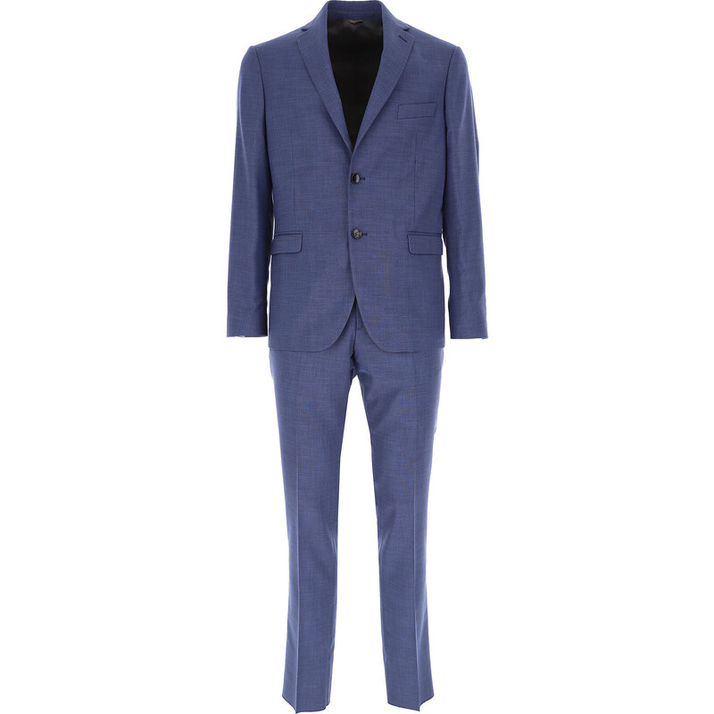 Simbols Erkekler İçin Takım Elbiseler, Açık mavi, Yün, 2024, L XL