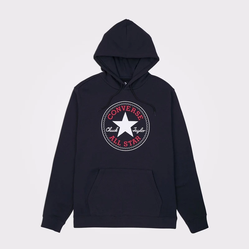 Converse Standard Fit Center Front Large Chuck Patch Core Po Unisex Siyah Hoodie.10025470.001 GU11557