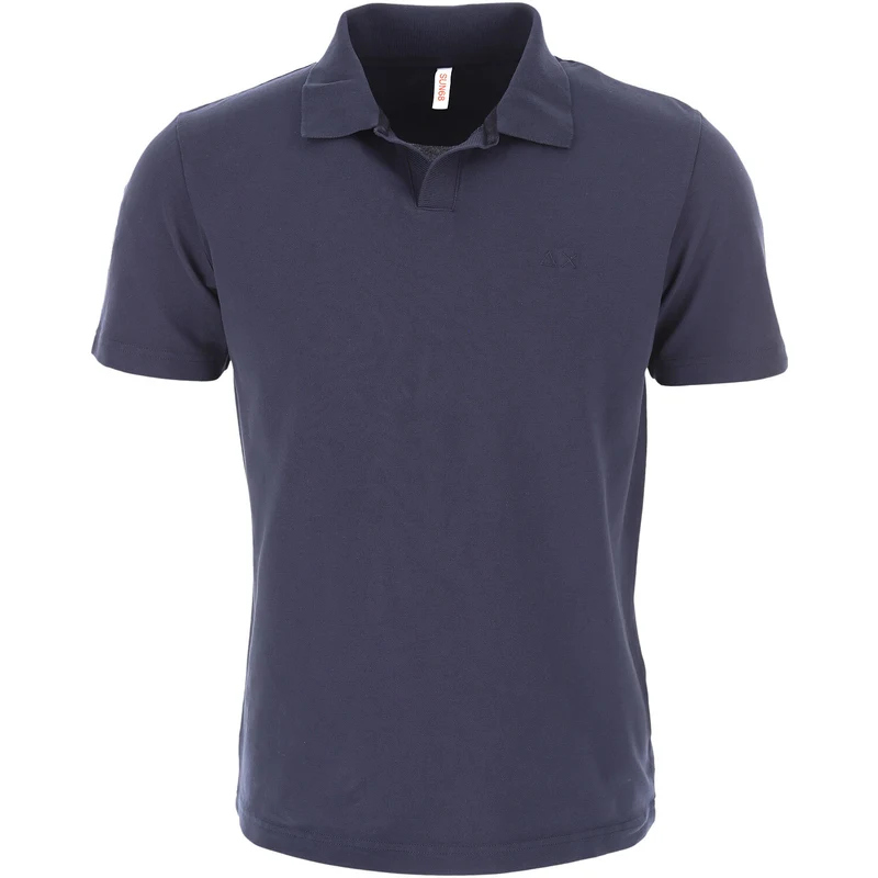 Sun68 Erkekler İçin Polo Tişörtler Polo Gömlekler Baskılı Tişörtler İndirimli Satış Deniz mavisi Pamuk 2023 L M S XL XXL