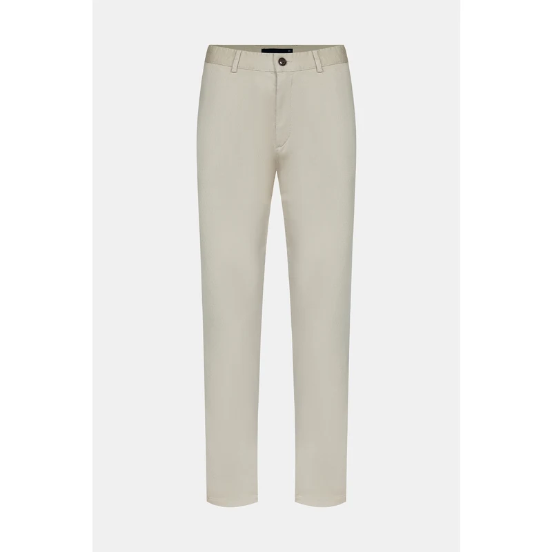 W COLLECTION Bej Chino Spor Pantolon