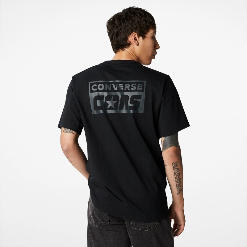 Converse Cons Graphic Erkek Siyah T-Shirt.34-10021134.006