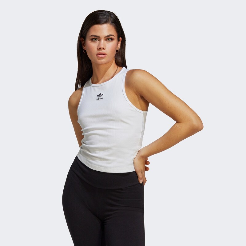adidas Tank Rib Kadın Beyaz Kolsuz T-Shirt.34-IB9111.-