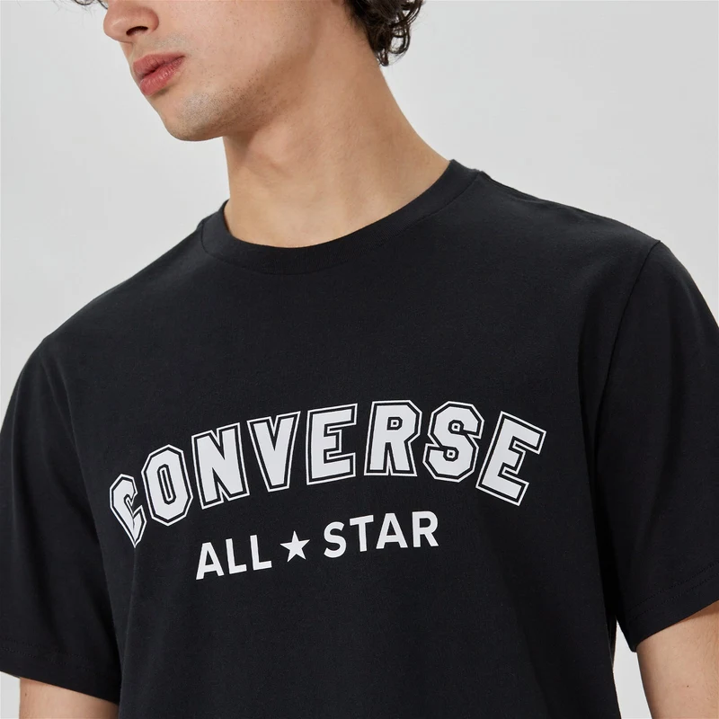 Converse Claic Fit All Star Center Front Unisex Siyah T-Shirt.34-10024566.001 GU10295