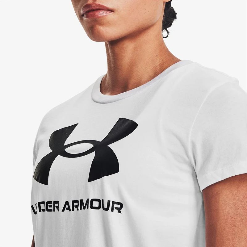 Under Armour Live Sportstyle Graphic Kadın Beyaz T-Shirt