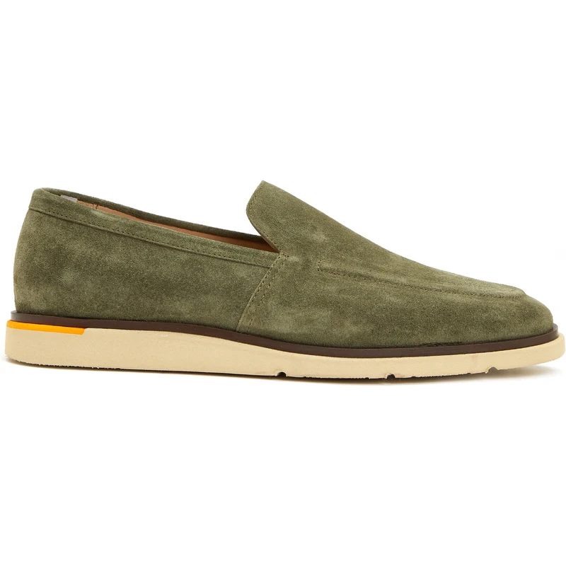 Divarese Haki Erkek Süet Loafer