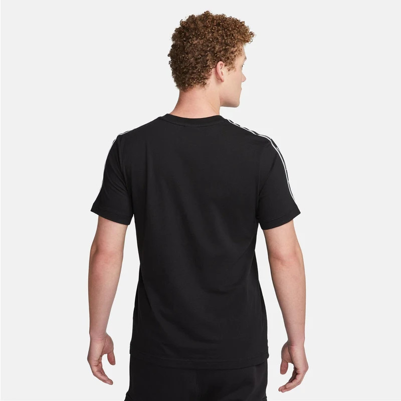 Nike Sportswear Repeat Erkek Siyah T-Shirt.DX2032.011 RQ8449