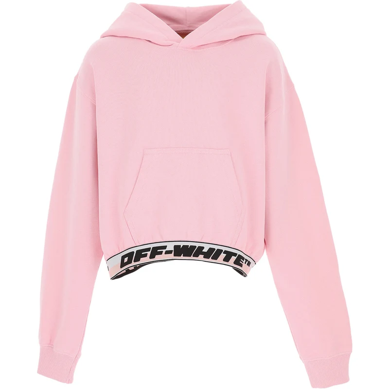 Off-White c/o Virgil Abloh Kids Sweatshirts & Hoodies for Girls İndirimli Satış Pembe Pamuk 2023 12Y 14Y