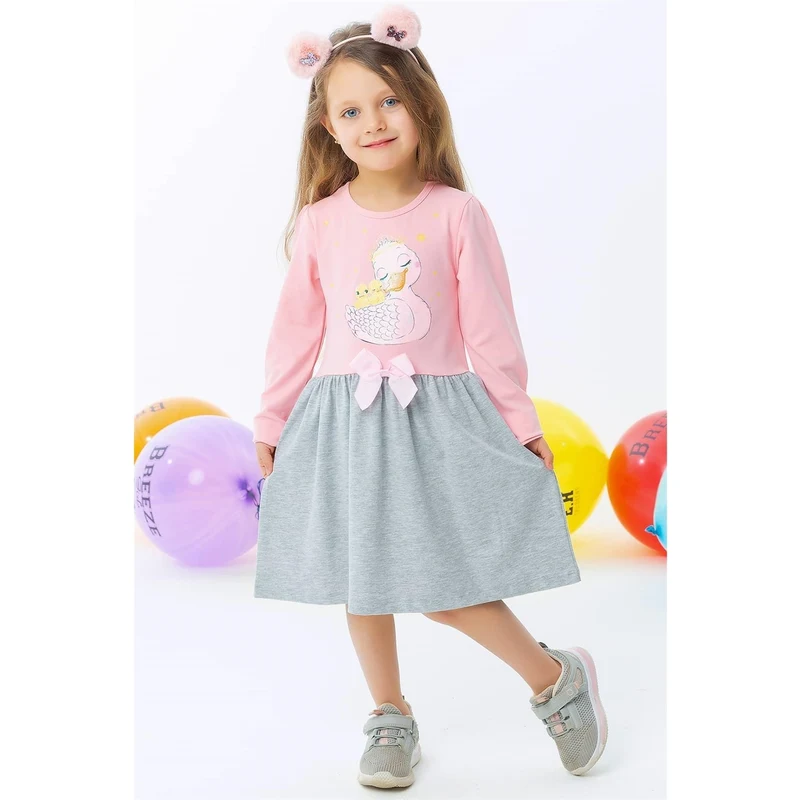 Breeze Pudra Kız Çocuk Elbise