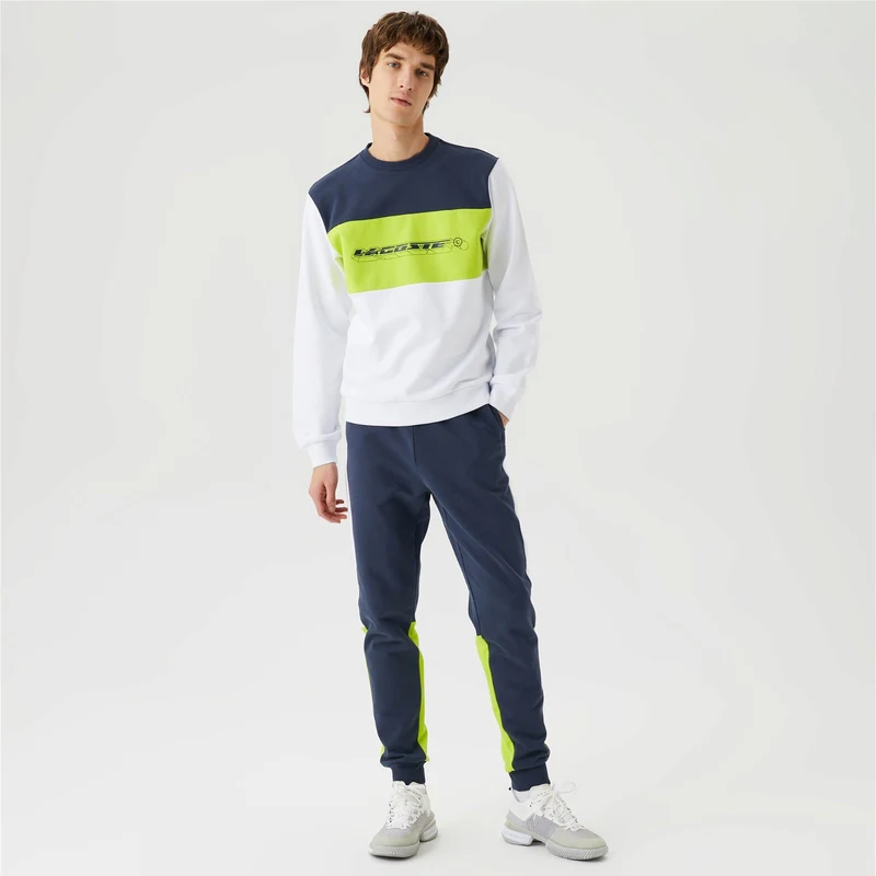 Lacoste Erkek Regular Fit Renk Bloklu Lacivert Eşofman Altı.100-XH0321.21L