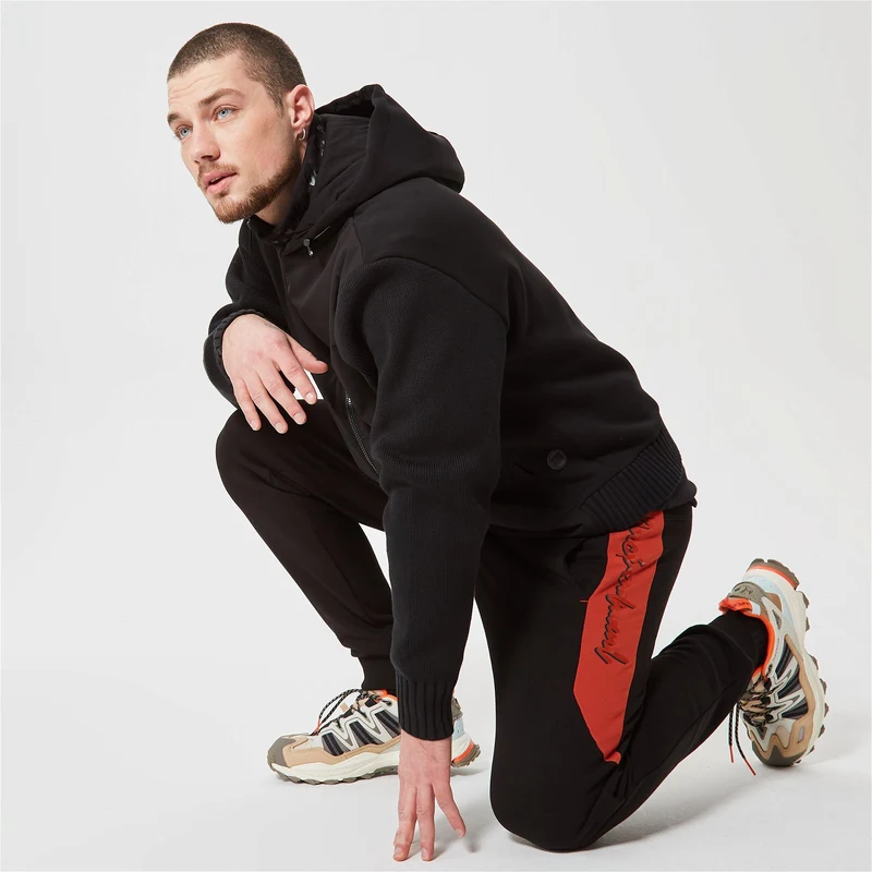 Ruck&Maul Casual Sportswear Sweatpants Erkek Siyah Eşofman Altı